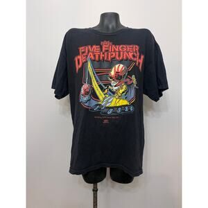 Five Finger Death Punch Band T-Shirt Men’s XL Alstyle Tag Y2K Heavy Metal